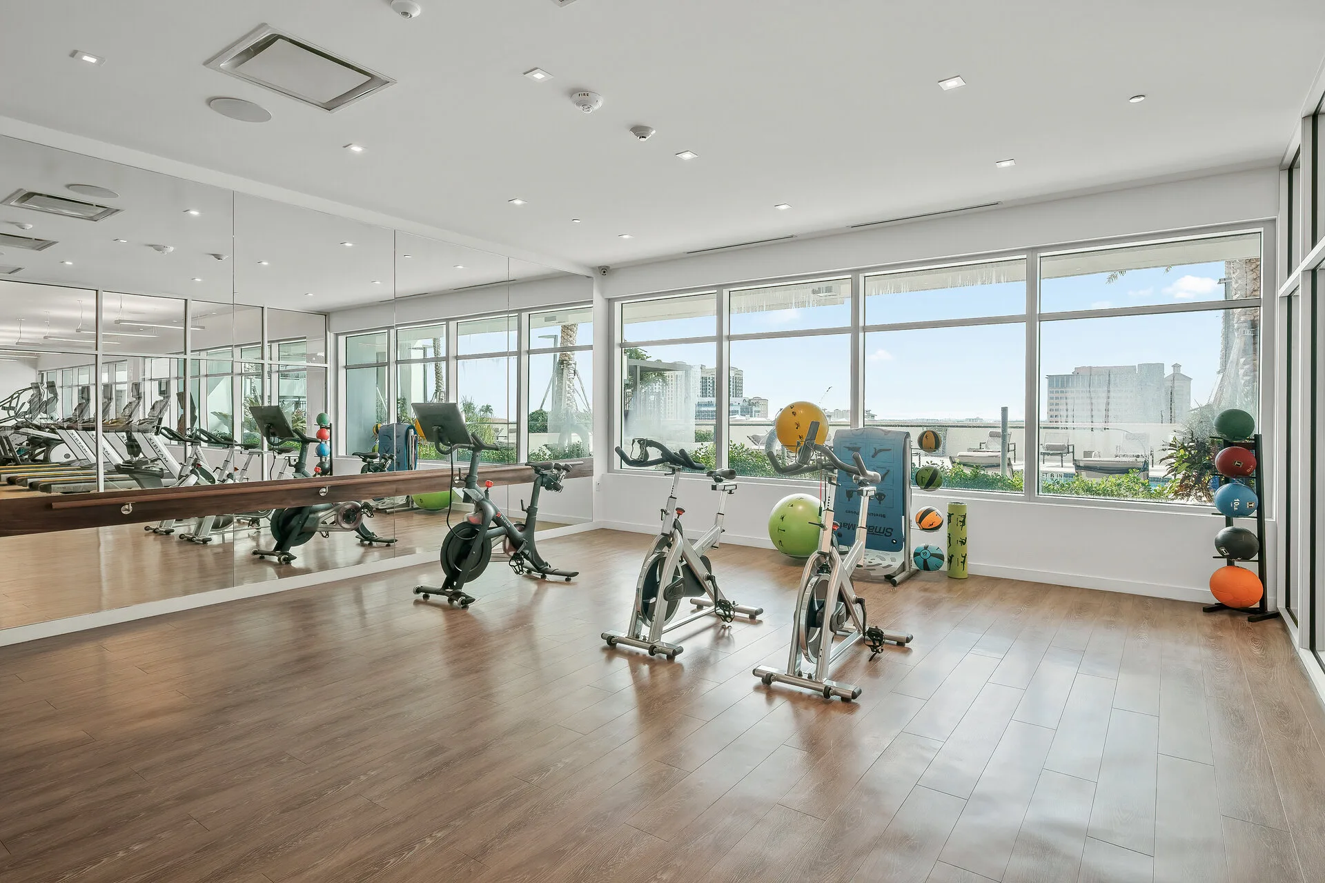 Spin and yoga studio